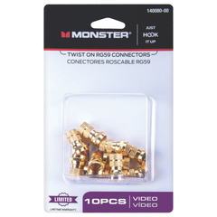 10 ĐẦU NỐI DÂY CÁP TWIST-ON MONSTER 75 OHM