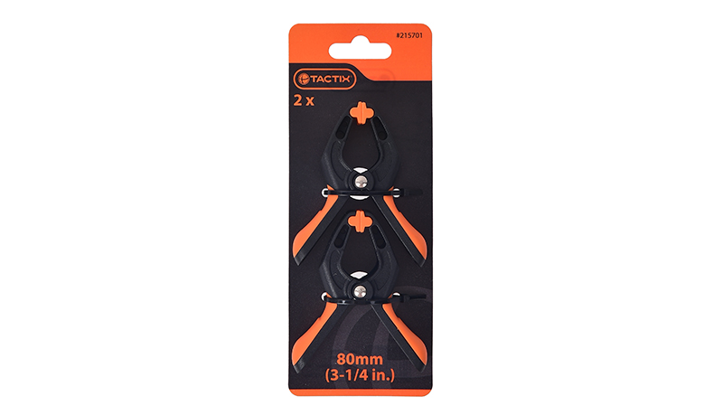 BỘ 2 KẸP TÚI NYLON TACTIX 215701 BẰNG NHỰA 80MM