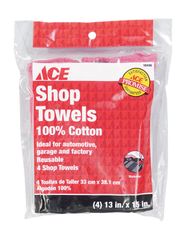 ACE RED GÓI 4 KHĂN COTTON LAU DẦU NHỚT 38X33CM