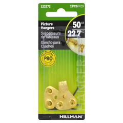 2 MÓC TREO TRANH CỔ ĐIỂN HILLMAN22.6KG MẠ ĐỒNG