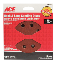 5 ĐĨA CHÀ NHÁM ACE ĐỘ NHÁM 120 KÍCH THƯỚC 13CM