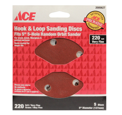 5 ĐĨA CHÀ NHÁM ACE ĐỘ NHÁM 220 KÍCH THƯỚC 13CM