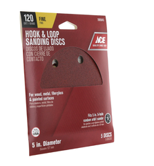 5 ĐĨA CHÀ NHÁM ACE ĐỘ NHÁM 120 KÍCH THƯỚC 13CM