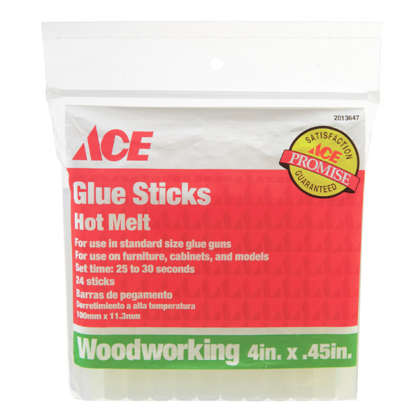 24 KEO KHÔ DÁN GỖ ACE 1X10CM TRONG