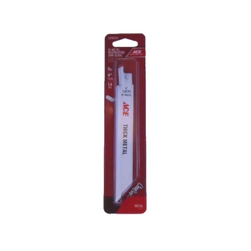 BỘ 5 LƯỠI CƯA GỖ BẰNG LƯỠNG KIM ACE 15CM 14 TPI