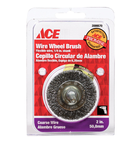 CHỔI CƯỚC THÉP SỢI XOẮN ACE 5CM