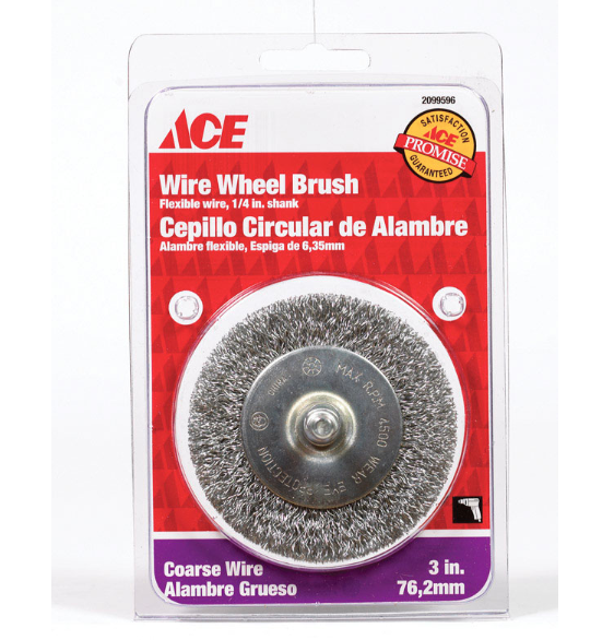 CHỔI/ BÁNH CƯỚC SỢI THÉP ACE 8CM