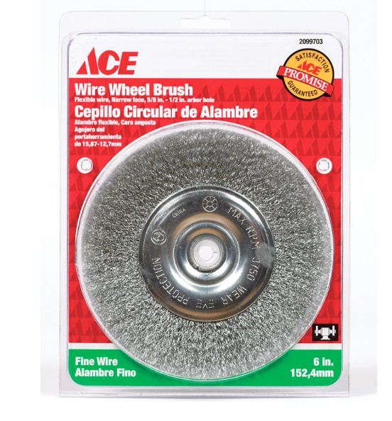 BÁNH CƯỚC SỢI THÉP XOẮN ACE 15CM