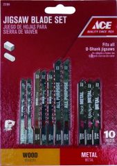 BỘ 10 LƯỠI CƯA BẰNG THÉP CACBON ACE