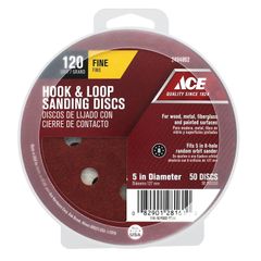 50 ĐĨA CHÀ NHÁM ĐỘ NHÁM 120GRIT ACE 13CM