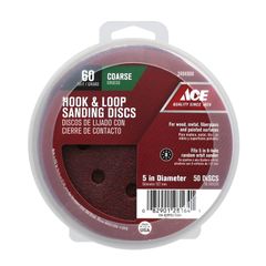 50 ĐĨA CHÀ NHÁM ĐỘ NHÁM 60GRIT ACE 13CM