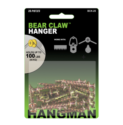 25 MÓC TREO 2 ĐẦU HANGMAN TẢI TRỌNG 45KG MÀU VÀNG
