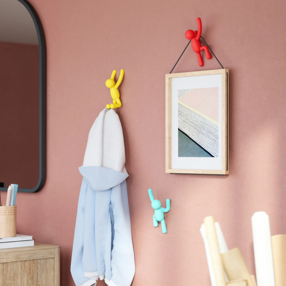 3 MÓC GẮN TƯỜNG HÌNH NGƯỜI UMBRA BUDDY 3 MÀU