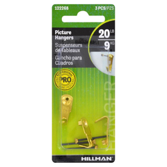 3 MÓC TREO TRANH CỔ ĐIỂN HILLMAN 9KG MẠ THÉP