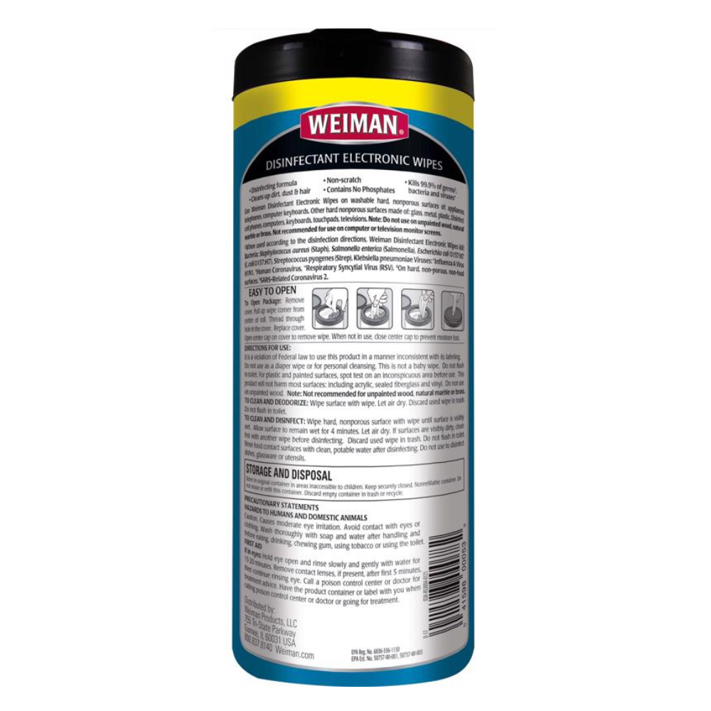 HỘP 30 KHĂN VỆ SINH ĐỒ ĐIỆN TỬ WEIMAN SỢI TỔNG HỢP