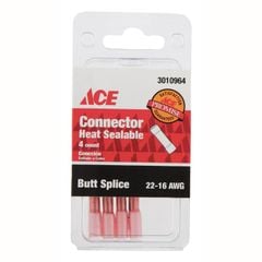 ACE GÓI 4 ĐẦU NỐI DÂY ĐIỆN NHỰA 22-16 AWG ĐỎ