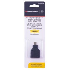 ĐẦU CHUYỂN HDMI SANG ĐẦU CÁI MICRO HDMI MONSTER