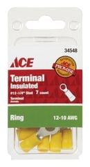 ACE GÓI 7 ĐẦU COS TRÒN NỐI DÂY ĐIỆN 12-10 AWG VÀNG