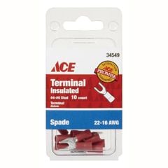 ACE GÓI 10 ĐẦU COS U 22-16 AWG NHỰA ĐỎ 2.8-3.5MM