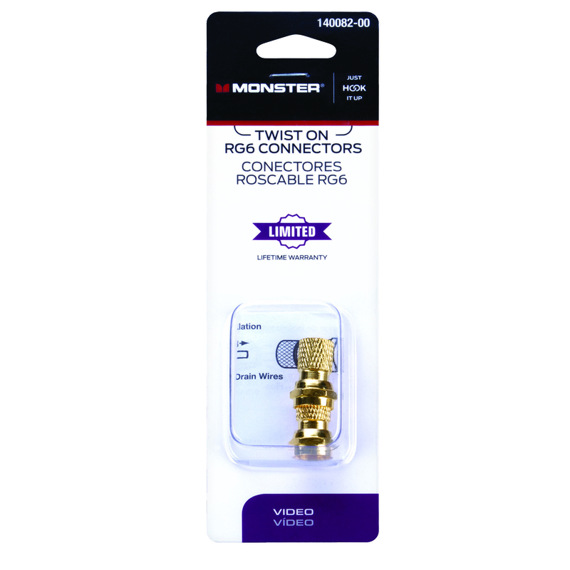 2 ĐẦU NỐI DÂY CÁP TWIST-ON MONSTER 75 OHM