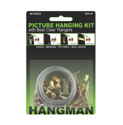 BỘ DỤNG CỤ TREO TRANH 45MÓN HANGMAN TẢI TRỌNG 45KG