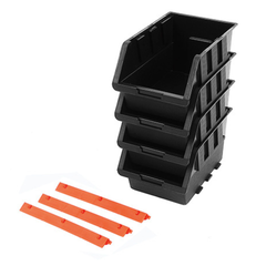 4 KHAY ĐỰNG DỤNG CỤ TACTIX 15X24X12.8CM BẰNG NHỰA