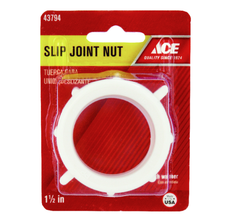 ACE ĐẠI NHỰA VÀ RON ỐNG XẢ 3.8CM-TRẮNG