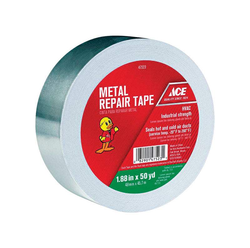 ACE BĂNG KEO DÁN KIM LOẠI MÀU BẠC 5CM X 46M