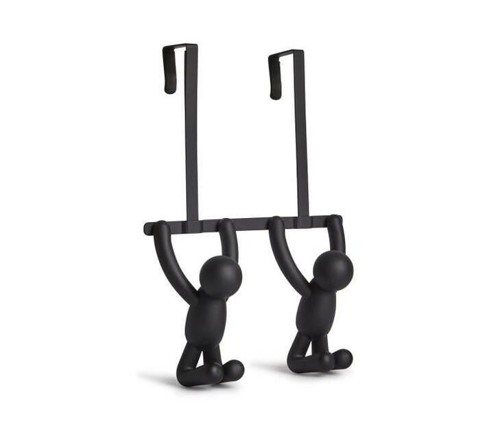 MÓC CỬA TREO ĐỒ NHỰA UMBRA BUDDY ĐEN 32X21X11CM
