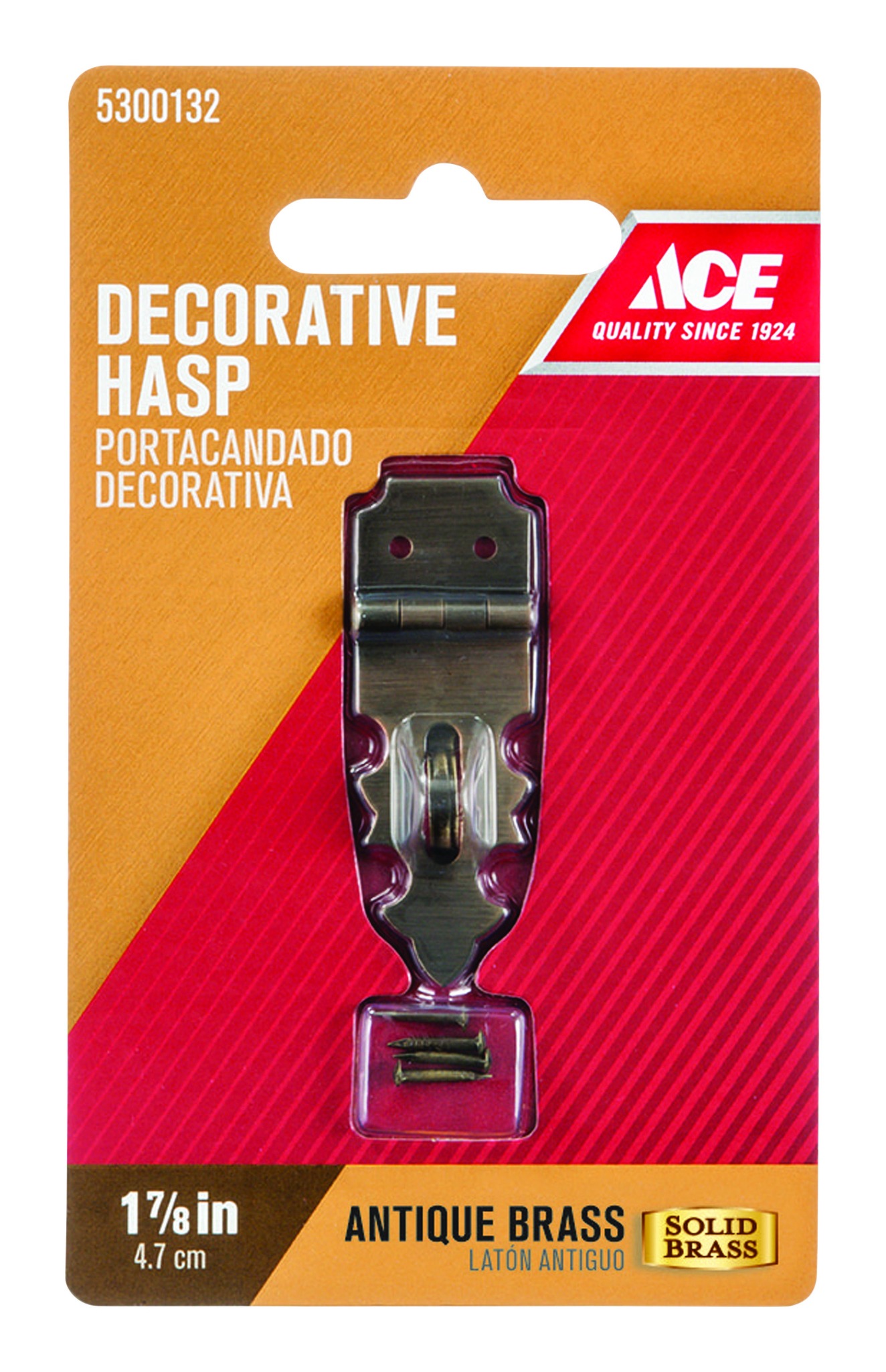 CHỐT KHÓA BẰNG ĐỒNG ACE 4X1CM-MÀU CỔ