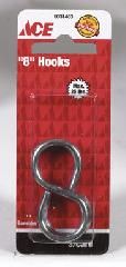 BỘ 3 MÓC TREO HÌNH SỐ 8 ACE 50.8MM KẼM