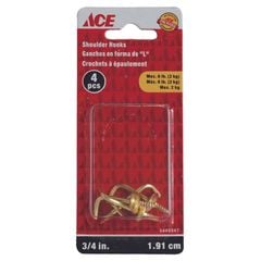 BỘ 4 MÓC CỬA BẰNG ĐỒNG HIỆU ACE KÍCH THƯỚC 1.91 CM