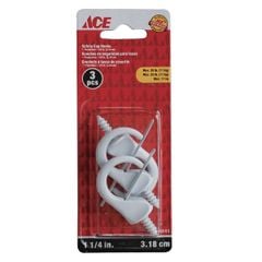 ACE BỘ 3 MÓC TREO AN TOÀN MÀU TRẮNG 3.18 CM
