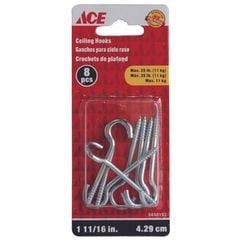 ACE BỘ 8 ĐINH MÓC TRÒN 4.29CM BẰNG THÉP MẠ KẼM