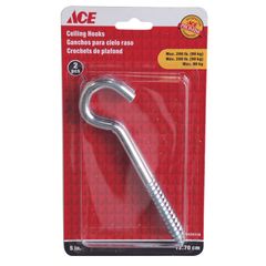 BỘ 2 MÓC TREO GẮN TRẦN ACE 12.7CM THÉP MẠ KẼM