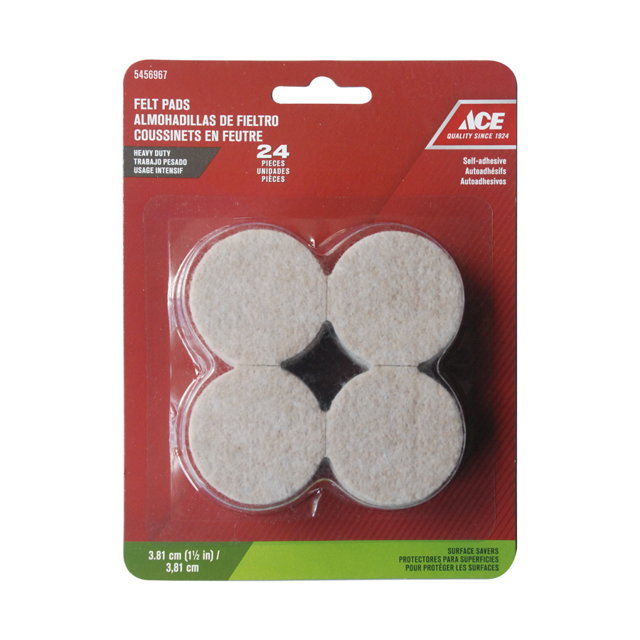 GÓI 24 MIẾNG NỈ LÓT TRÒN ACE ĐƯỜNG KÍNH 3.81CM