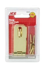 ACE BẢN LỀ MÓC KHÓA THÉP KÈM ỐC VÍT 6.35CM MẠ ĐỒNG