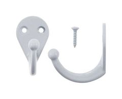 ACE GÓI 2 MÓC TREO ĐỒ KÈM VÍT BẰNG KẼM 2.54 CM