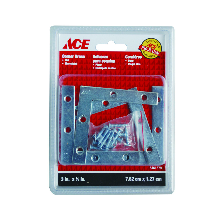 ACE BỘ 4 BẢN LỀ CHỮ L MẠ KẼM 7.62 X 1.27CM
