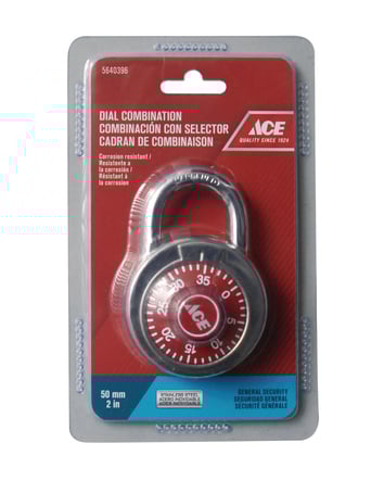 Ổ KHÓA MÃ SỐ BẰNG THÉP KHÔNG GỈ 5CM ACE