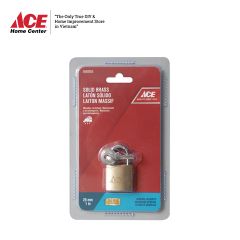 ACE Ổ KHÓA KÈM CHÌA 25MM BẰNG THÉP MẠ ĐỒNG