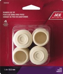 4 ĐỆM CAO SU LÓT CHÂN ĐỒ NỘI THẤT ACE 22.2MM-TRẮNG