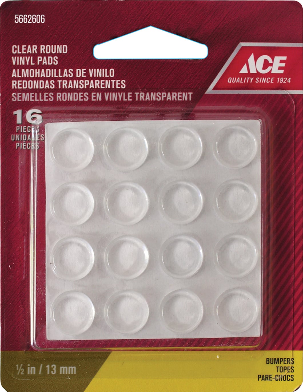 16 MIẾNG ĐỆM CHÂN NHỰA ACE 13MM