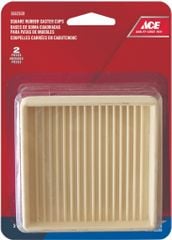 2 MIẾNG LÓT CAO SU VUÔNG HIỆU ACE MÀU TRẮNG 76MM