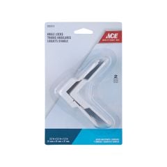 2 MIẾNG BỌC CẠNH BÀN ACE 8.1X8.1X3.7CM TRẮNG NHỰA