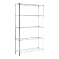 ACE KỆ ĐỂ ĐỒ 5 TẦNG 90X40X180CM THÉP MẠ CHROME