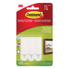 6 MIẾNG DÁN TREO TRANH MÀU TRẮNG CỠ VỪA 3M