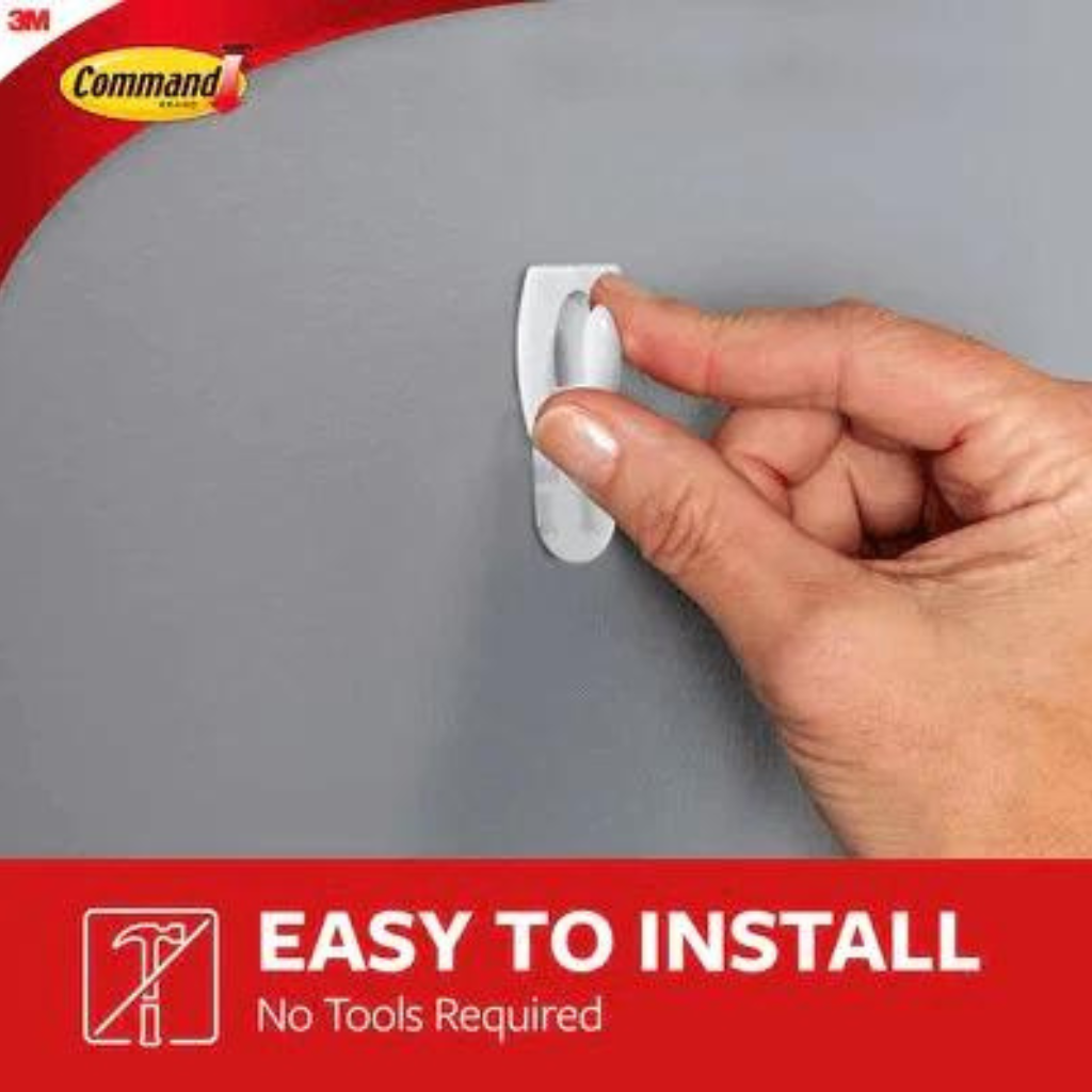 6 MÓC TREO NHỰA MINI HIỆU 3M DÀI 3.5CM