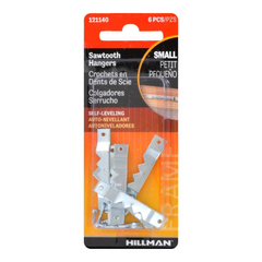 6 MÓC TREO RĂNG CƯA THÉP HILLMAN TẢI TRỌNG 453G