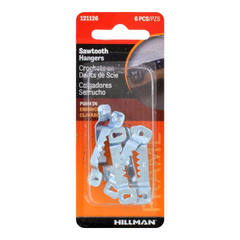 6 MÓC TREO RĂNG CƯA THÉP MẠ KẼM HILLMAN